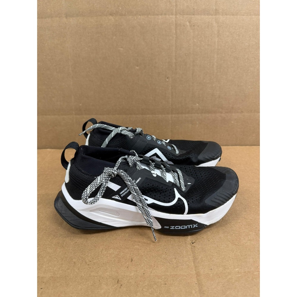 Nike ZoomX Zegama Trail Black White Running Shoes DH0625-001 Womens Size 8.5 US - Picture 4 of 9